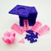 3D printed surprise Christmas box with Christmas atmosphere decorations and ornaments that can be freely twisted and decompresse