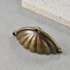 10PCS Antique Shell Handles, Drawer Handles  Semi-Circular Dumplings Pulls Alloy Cabinet Pattern Medicine Cabinet Pulls