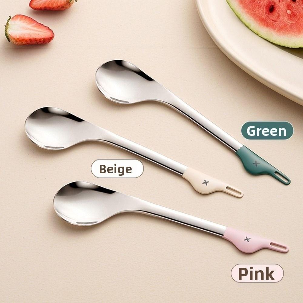 Duck Shape Watermelon Spoon Food Grade Coffee Spoon Smooth Surface Dessert Spoon Coffee Stirring