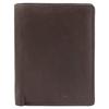 Wallet - EXCELLANC - Classic - Genuine Goat Leather - Brown - 6 Card Slots