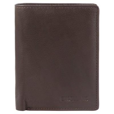 Wallet - EXCELLANC - Classic - Genuine Goat Leather - Brown - 6 Card Slots