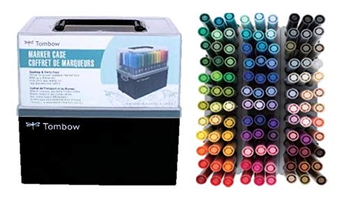 

Tombow Pencil marker ABT all 108 colors ABT all 108 colors carrying case set CASE 2 types 2 pieces set water-based + NB-UPABT108C +