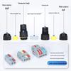 Waterproof Parallel Wire Connector: Two-in, Two-out, Rainproof Outdoor & Underground.