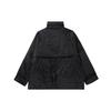 Nike Stand Collar Solid Color Casual Sport Cotton Jacket Women Outerwear Black DD4647-010