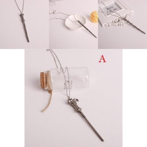 Magic Wand Pendant Necklace For Men And Women Stunning Alloy Fashion Jewelry