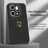 Simple Love Phone Case For OPPO Reno 14 14F 13 13F 12 12F 11 11F 10 8 8Z 8T 7 7Z Pro 4G 5G Film Hard Cover