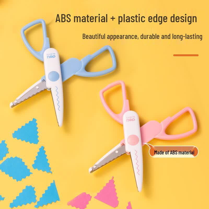 Deli 95373 Safety Scissors for Students