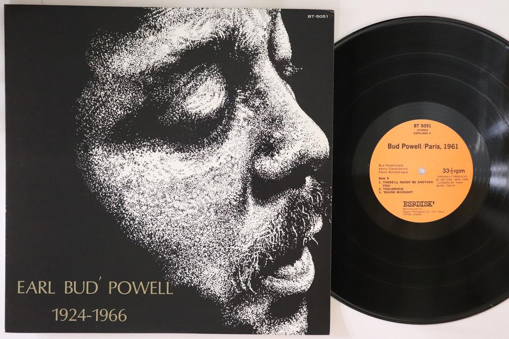 LP Record BUD POWELL - Paris, 1961 BT5051 ESP DISK 1975 Japan Jazz Used