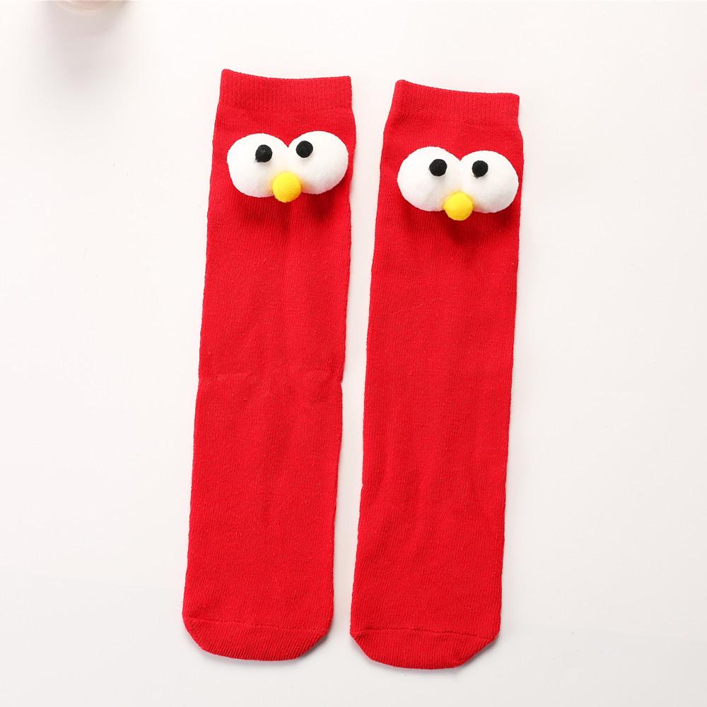Children s Fashion big eyes straight pipes children s socks cute cartoon babies stockings and socks Boys Girl High-grade Socks