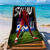 Cristiano Ronaldo Beach Towel Super Soft Microfiber Quickdry Fabric Comfortable Lightweight