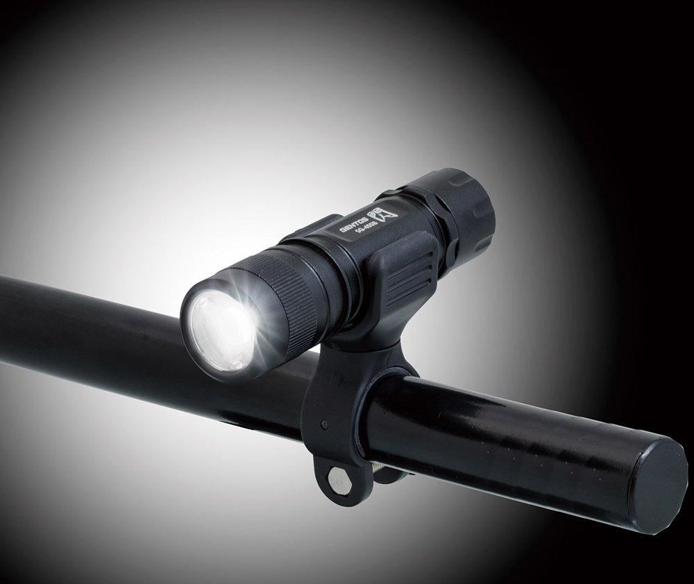 GENTOS LED Flashlight [Brightness 250 lumensPractical lighting 6 hours] Uses 3 AAA batteries Flash SG-455B Compliant with ANSI standards Bicycle with