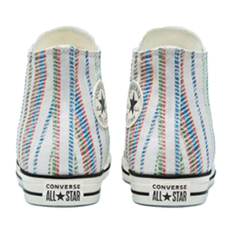 Converse Chuck Taylor All Star Comfortable High Top Canvas Shoes Unisex White and Blue Multicolour