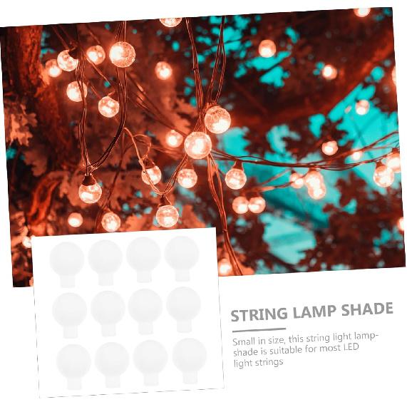 

100 шт. Нить Миниатюрная Декоративная Лампа Навершия Декоративные Шарообразные Лампочки Мини Лампочки Светодиодный Декор Светодиодная Лампочка Сказочные Аксессуары Светодиодная Лампа Крышка Бусины