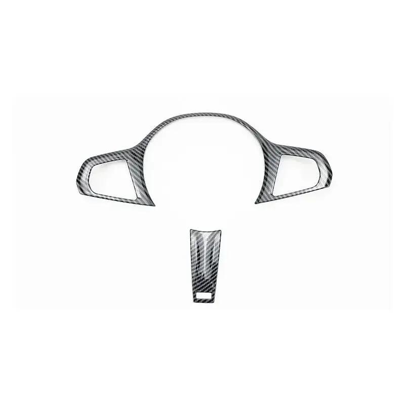 For BMW 3 5 Series G20 G30 X3 X4 G01 G02 2018-24 ABS Carbon Fiber Car Steering Wheel Button Cover Trim Stickers Car Accessories
