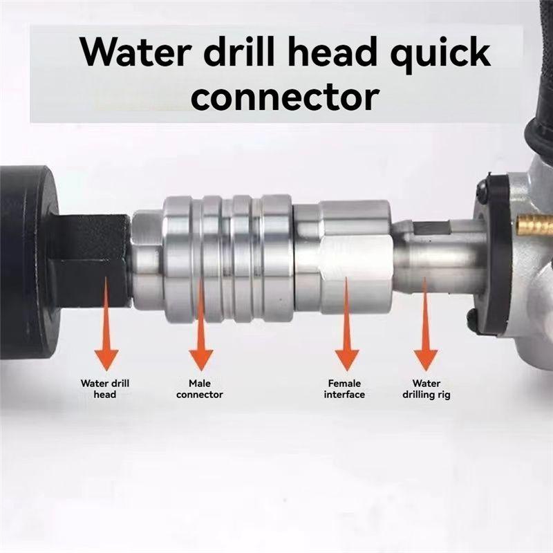 AEE4-2PCS Quick Disconnect Connector For Water Drill Bit Anti Lock Quick Disassembly Assembly For Water Drill Bit