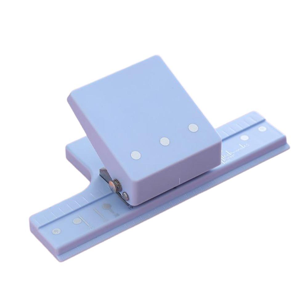 Mini Size Paper Hole Puncher 3/5-Hole DIY Book Page Stitcher Hole Punching Machine  School Office