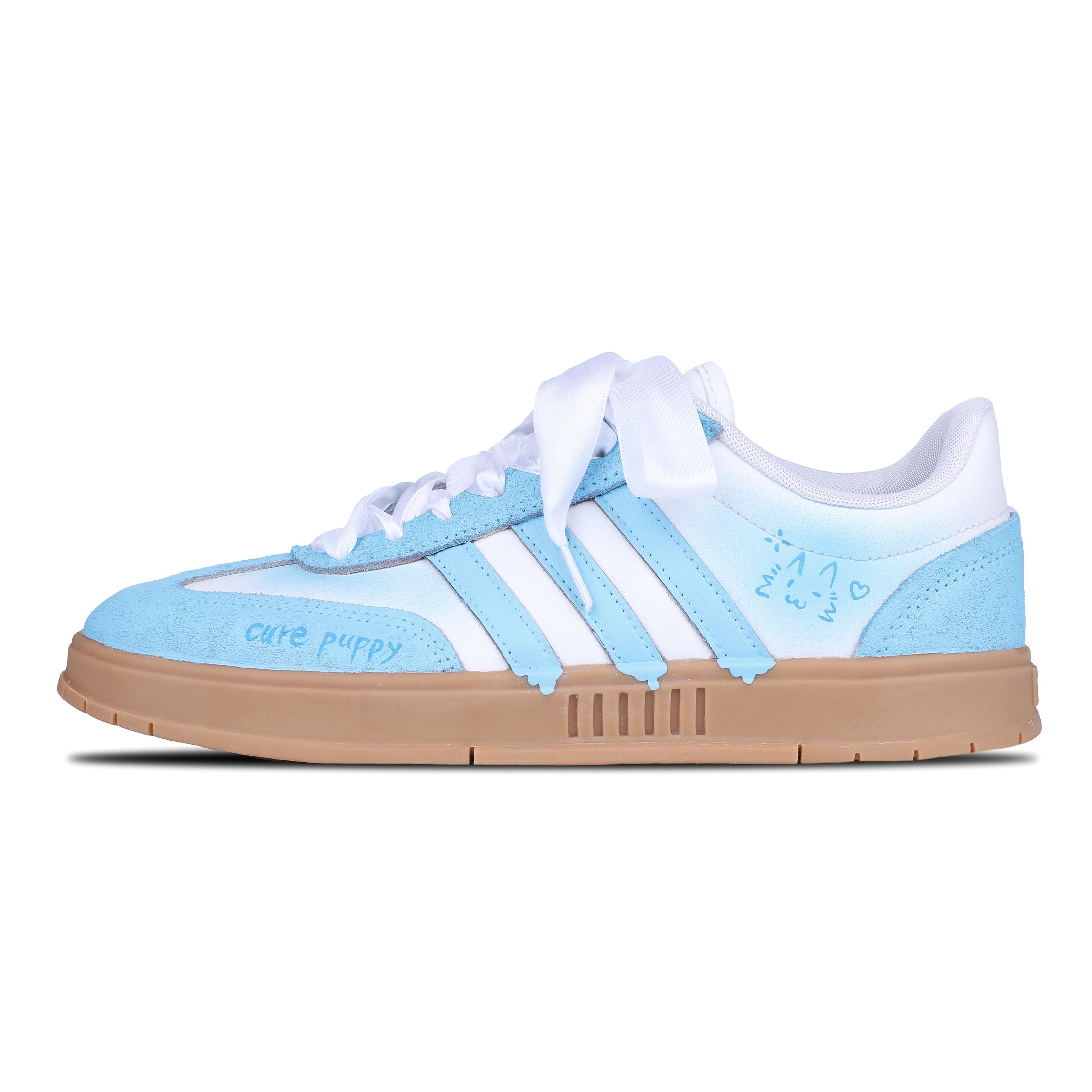 

Adidas Gradas Skateboard Shoes Unisex Low top Blue/White IE9044(Team98-) 36