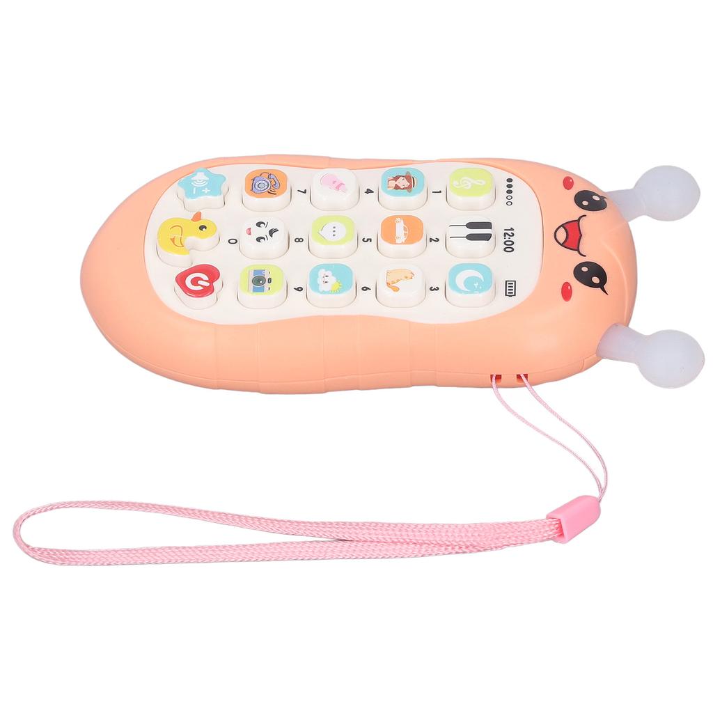Music Phone Toy Volume Soft Wear Resistant Educational Music Teething Toy Gift