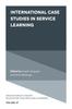 The International Case Studies In Service Learning Book