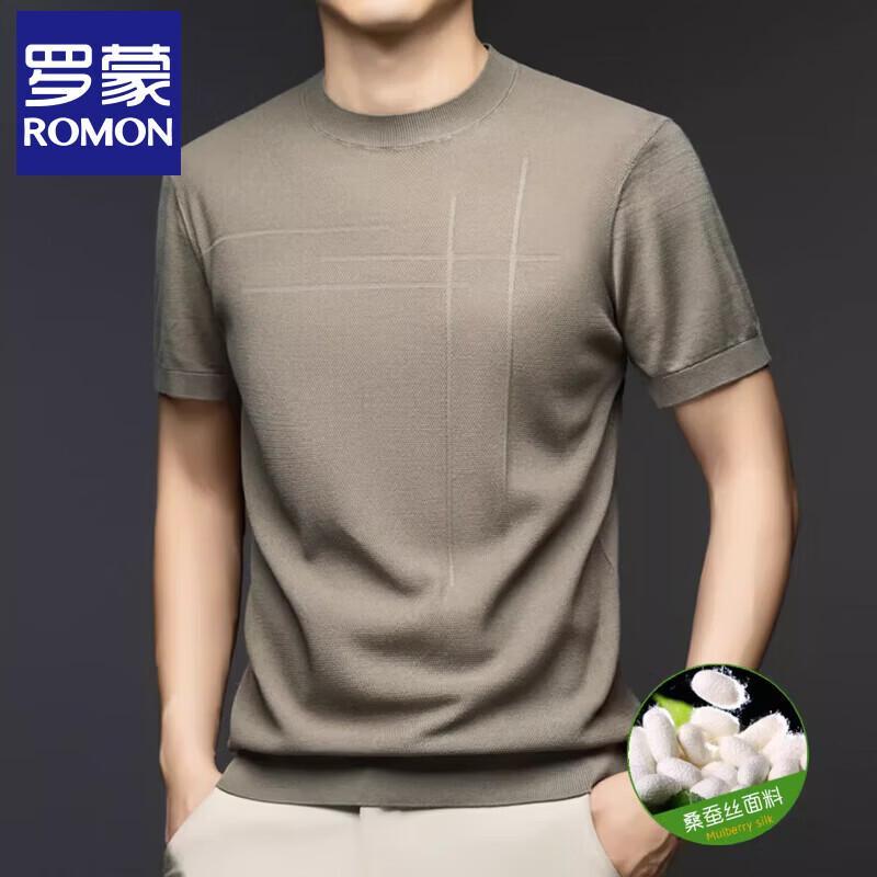 Men s Silk Blend Short-Sleeve T-Shirt M