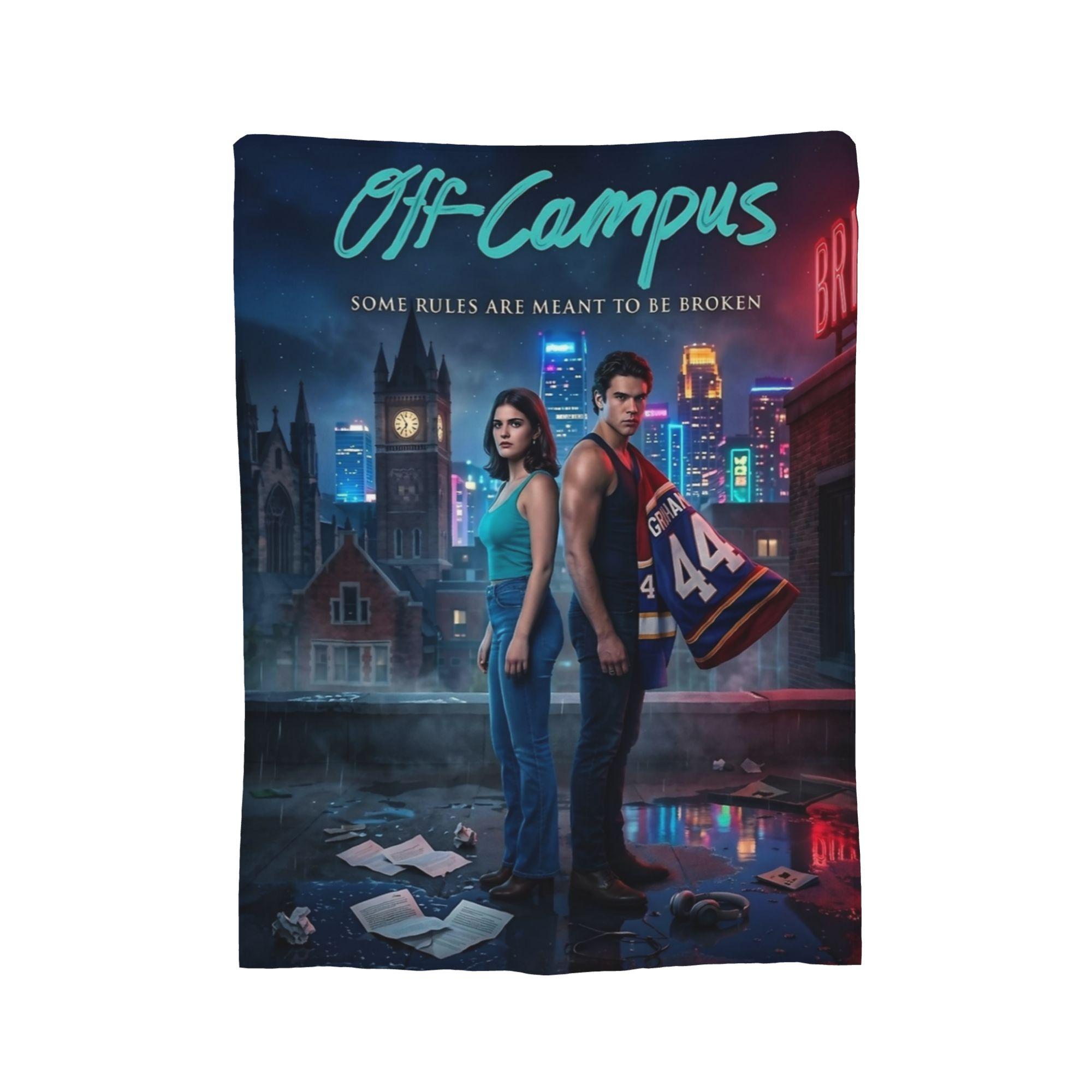 Dean Di Laurentis Off Campus Blanket Fleece Ultra-Soft Throw Blankets for Airplane Travel Bedroom Quilt 75x90cm