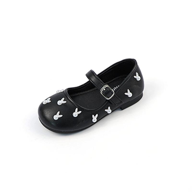 Fashion Girls' Shoes Soft Soled Kids Princess Shoe Simple Girls Leather Shoes Anti Slip Child Casual Shoe