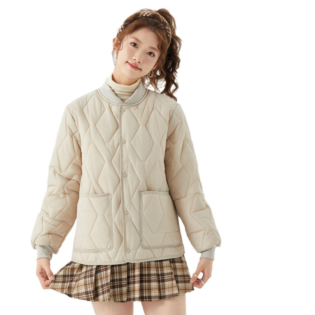 Winter Students Loose Cotton Jacket Fashionable Warmth and Comfort Padded Thickened and Fertilized Cotton Jacket Female Jacket Cotton Blouse 2533