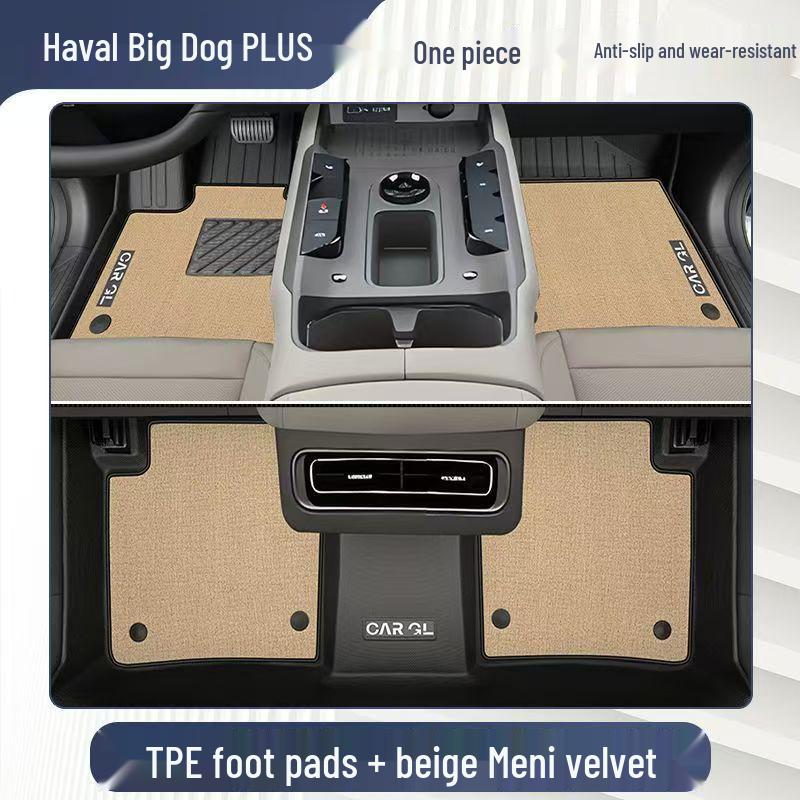 26-Model Dog Floor Mats for Haval & Great Wall Cars - TPE Bumper & Accessories