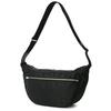 Lift Boat-Shaped Shoulder Bag S (Black)