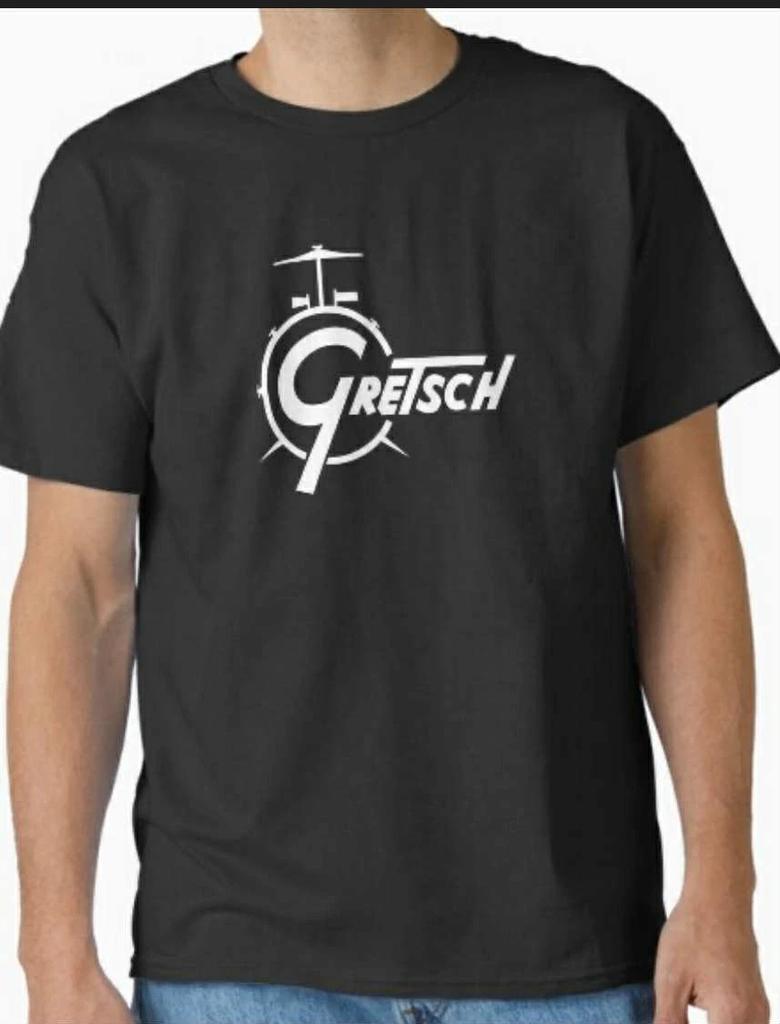 Gretsch T Shirt Tee Music Instrument Amp Guitar