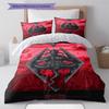 The Elder Scrolls  Bedding Quilt Set Quilt Cover Pillowcase Home Decoration Birthday Gift (1 * duvet cover + 2 * pillowcase, without core)