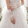 1 Pair Classic Bride Gloves Flower Finger Hook Lace Gloves  Wedding Ceremony