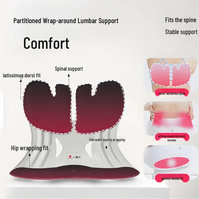 BKT Ergonomic Lumbar Support Posture Chair - Forbidden City Edition