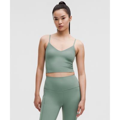 Align  Cropped CAmi TAnk Top  Light Support  A B Cup crAter Blue