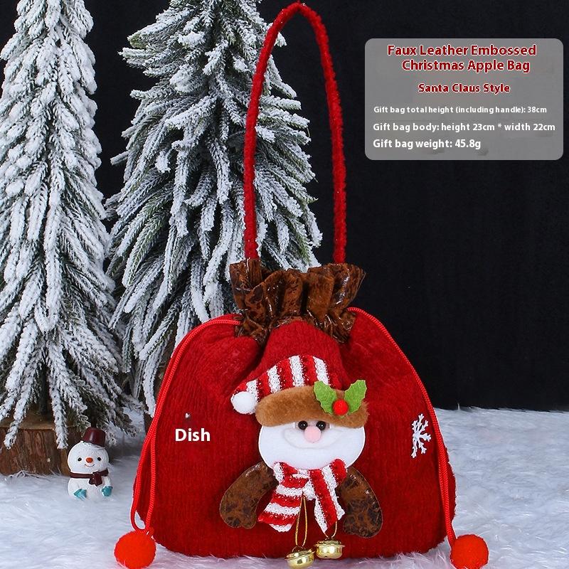 Christmas Apple Bag Children's Gift Bag Kindergarten Candy Bag Christmas Eve Apple Packaging Gift Box