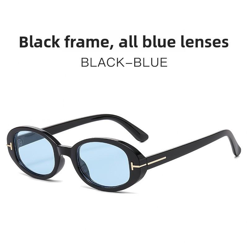Retro Oval Sunglasses For Women With Uv400 Protection And Frame Fashionable Sun Protection