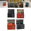 1/64 Scale Garage Tool Rack Simulation Cabinet Repair Tools for Workshop Shop