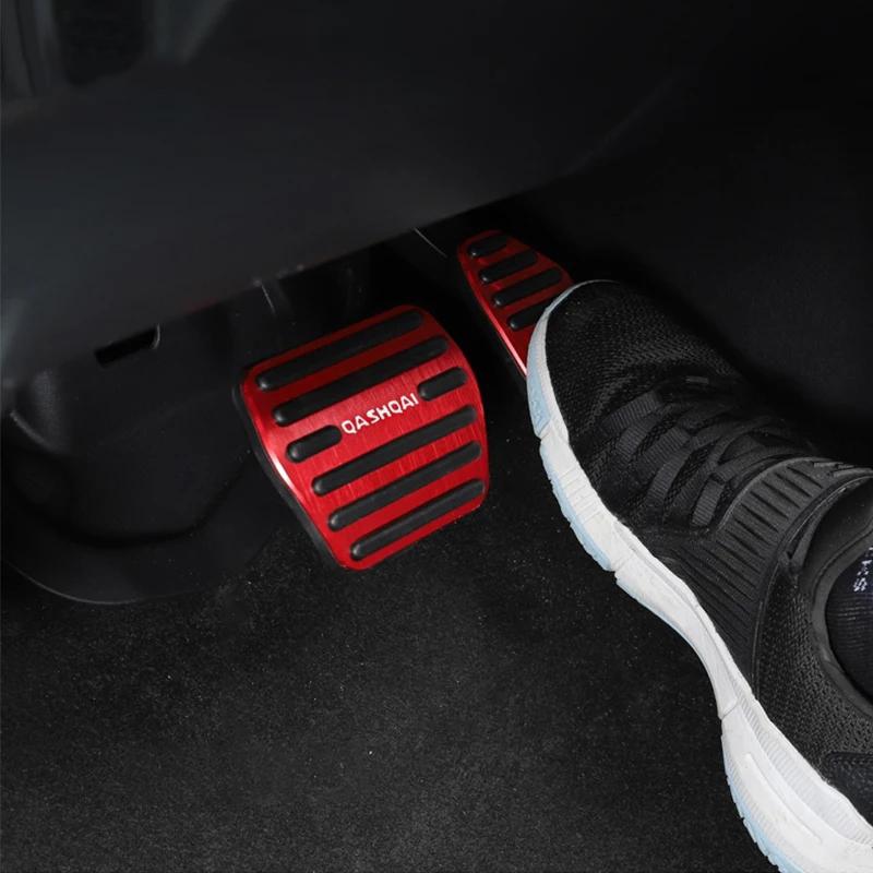 Car Fuel Accelerator Brake Pedals Cover Pad Accessories For Nissan Qashqai J11 J12 2014-2017 2018 2024