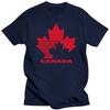 Team Canada Retro 80's Hockey Logo Casual Cotton T Shirts