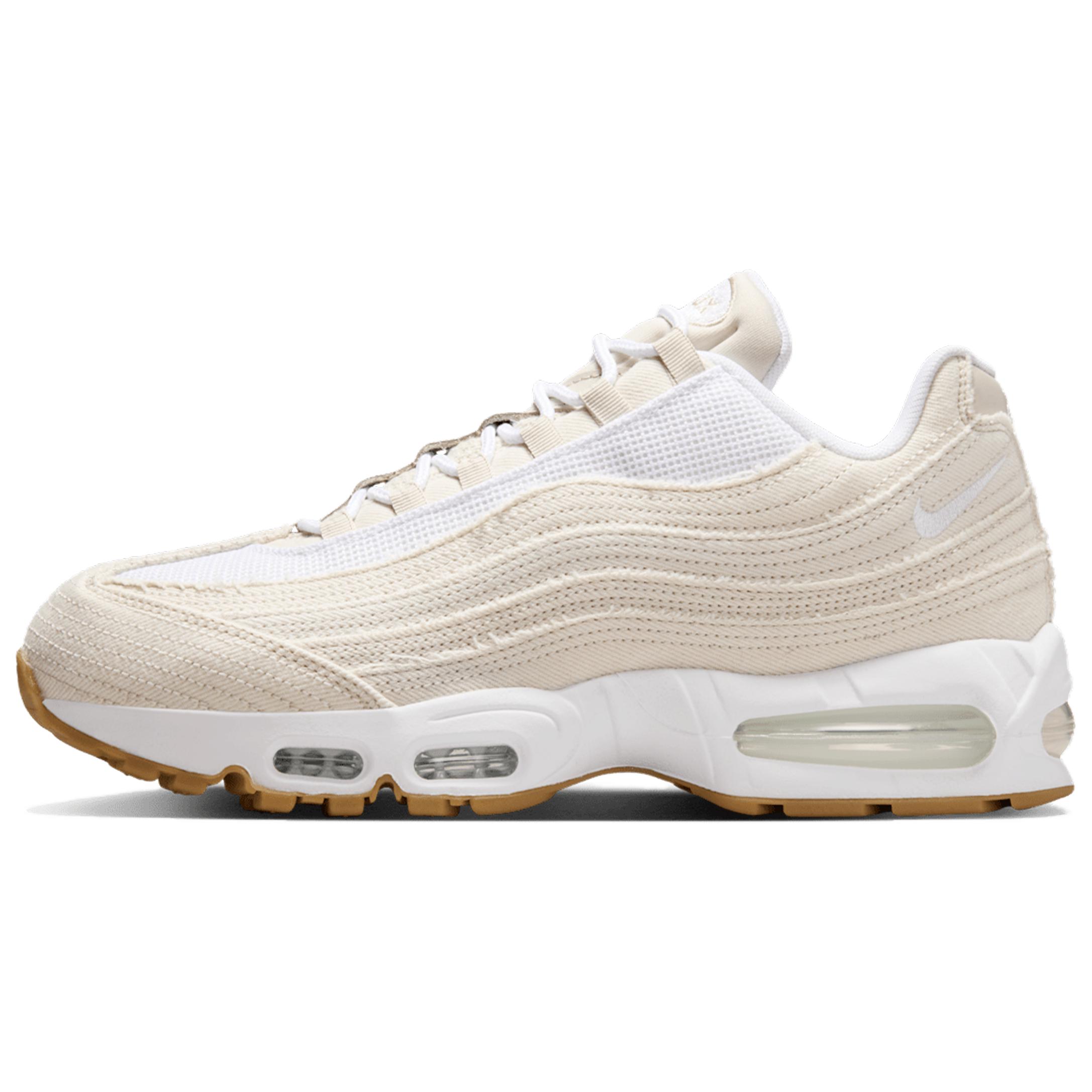 

Nike Air Max 95 OG Light Orewood Brown Унисекс Кроссовки Кремовый Спортивный красный Белый HM4743-100 39
