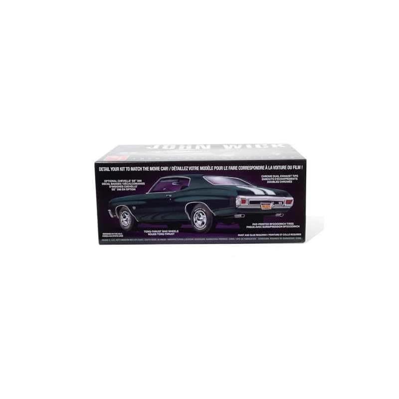 AMT 1/25 Scale 1970 Chevy Chevelle SS John Wick Plastic Model Kit (AMT1453)