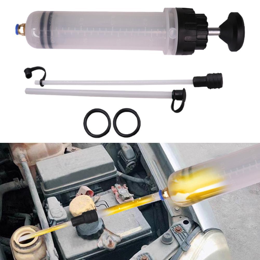Car Syringe Oil Pump Extractor Fluid Pump Evacuator For Automotive Applications Auto Brake Fluid Changes Hand Oil Vacuum Pu E6P2