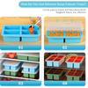 1 Cup Silicone Freezer Trays with Lid, Soup Freezer Trays & Molds & Containers,Large Silicone Ice Cube Tray For Freezing