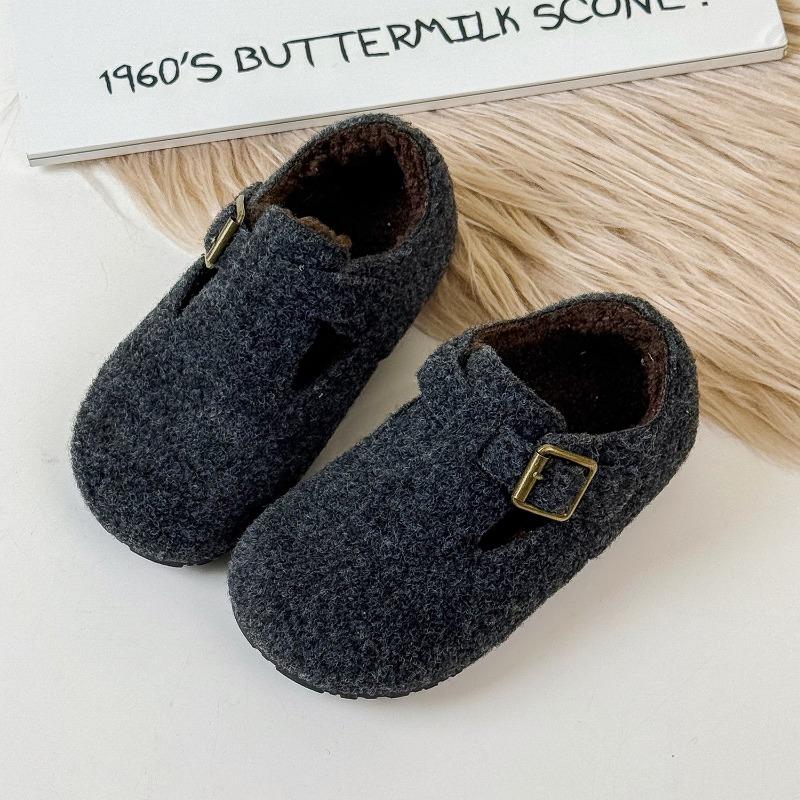 Classmate Winter Children's Shoes Girls Two Cotton Shoes Fashion Versatile Fleece
