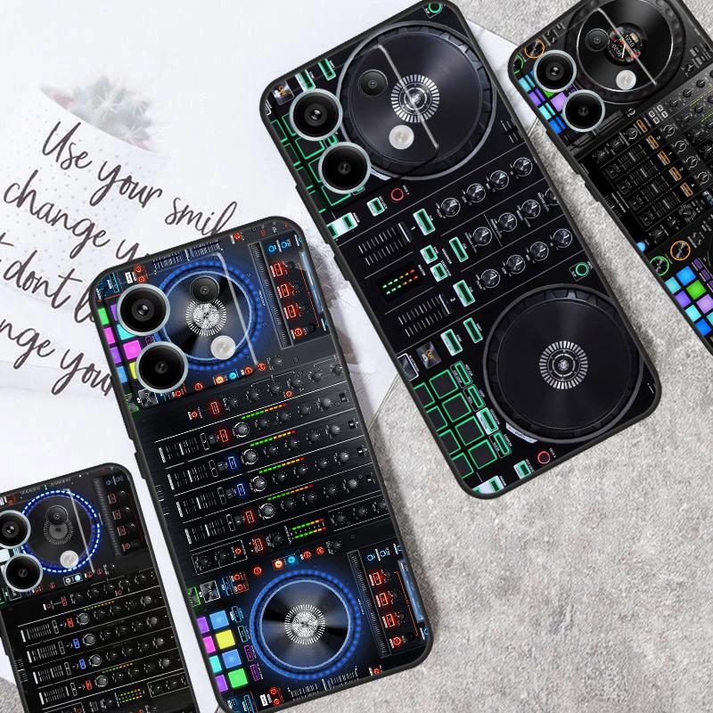 DJ Mixer Deck Controller Case For Xiaomi Redmi Note 12 11 9 10 13 Pro Plus 12S 11S 10S 9S Redmi 13C 9C 10C 12C Cover