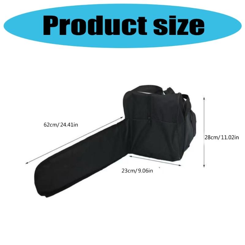 Heavy Duty Waterproof Chainsaw Carrying Case Reinforced Handle and MultiPocket Organization for Professional Use