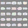 50 Inspirational English Short Sentences Graffiti Personalized Text Slogans DIY Water Cup Suitcase Stickers Waterproof