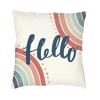Rainbow Boho Art Minimalism Pillowcase Double-sided Printing Cushion Cover Decorative Pillow Case Cover Home Zipper X