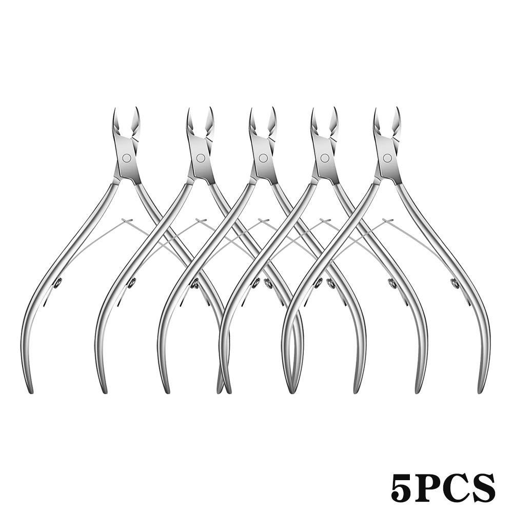 1/5Pcs Professional Toenail Clipper Nail Tool Set Ingrown Toenails Toe Nail Cuticle Scissor Thick Paronychia Clipper Manicure