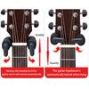 Gitarrenhalter Haken U-förmig Gitarren-Wandhaken Haken Universeller Kunststoff-Gitarrenhänger für Akustik-E-Gitarre Klassik Bass